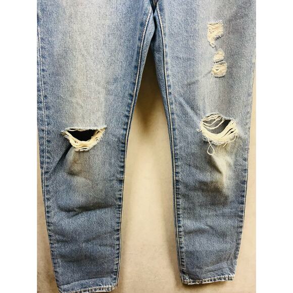 Levi 501 Womens Skinny Botton Fly Jeans Size W 25- L 30 Fly Buttons - Picture 8 of 14